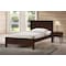 Baxton Studio Schiuma Cappuccino Wood Contemporary Twin-Size Bed 113-6105 - alternate 4